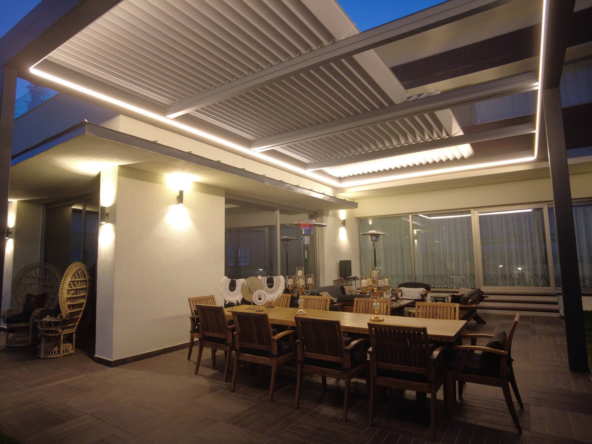 teras bioklimatik pergola