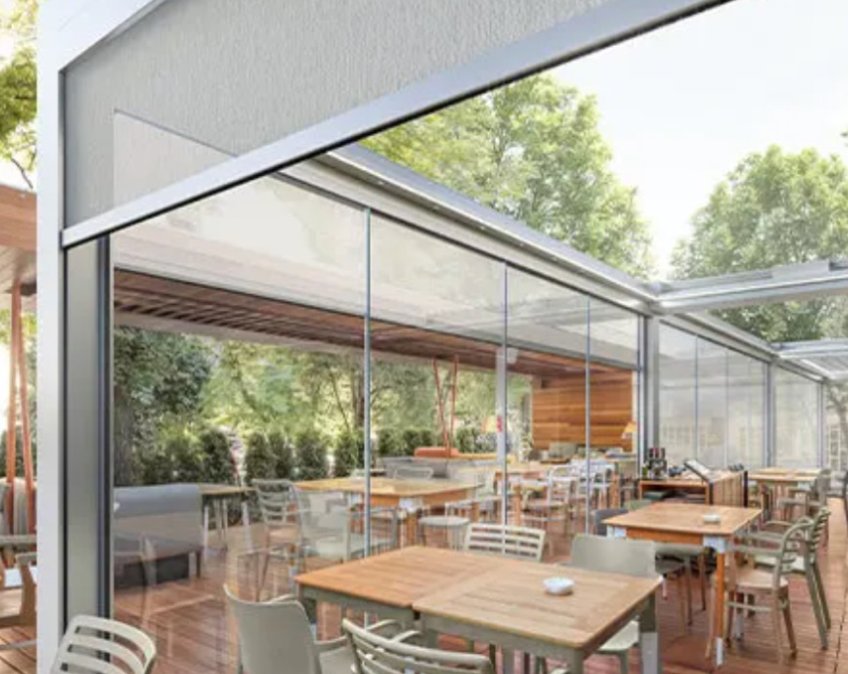 motorlu bioklimatik pergola
