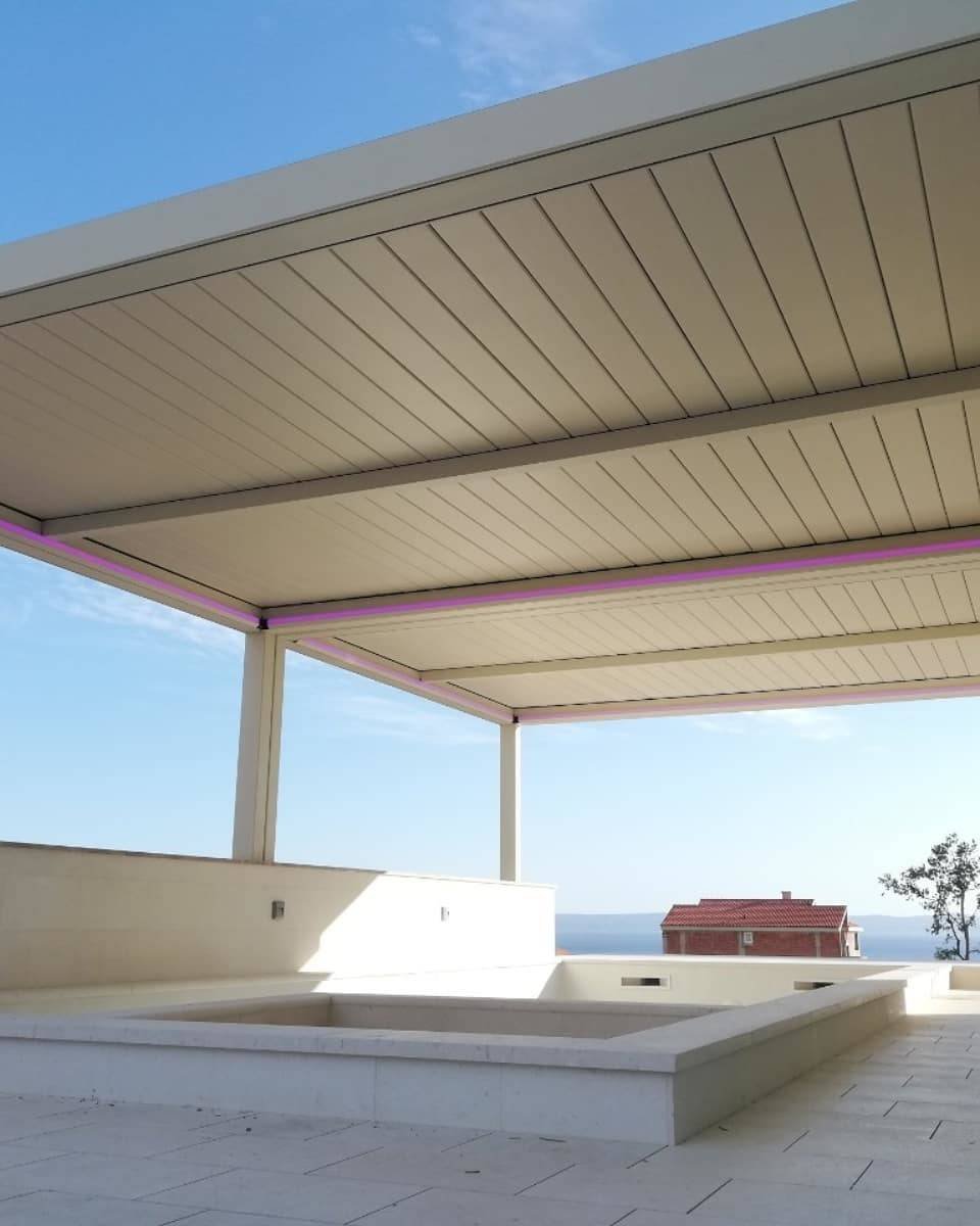 otomatik bioklimatik pergola